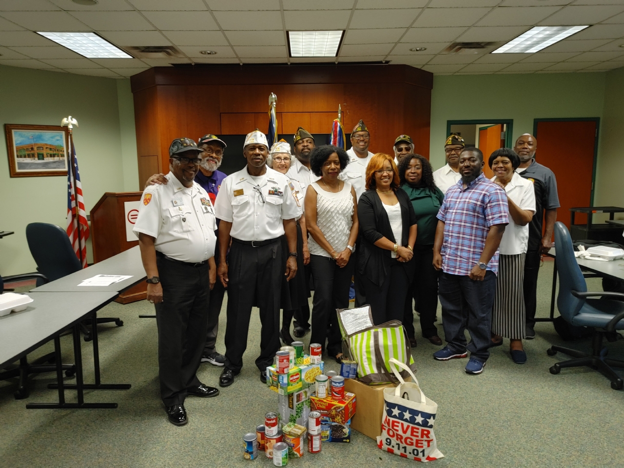 Food Drive for the VFW National Day of Service 